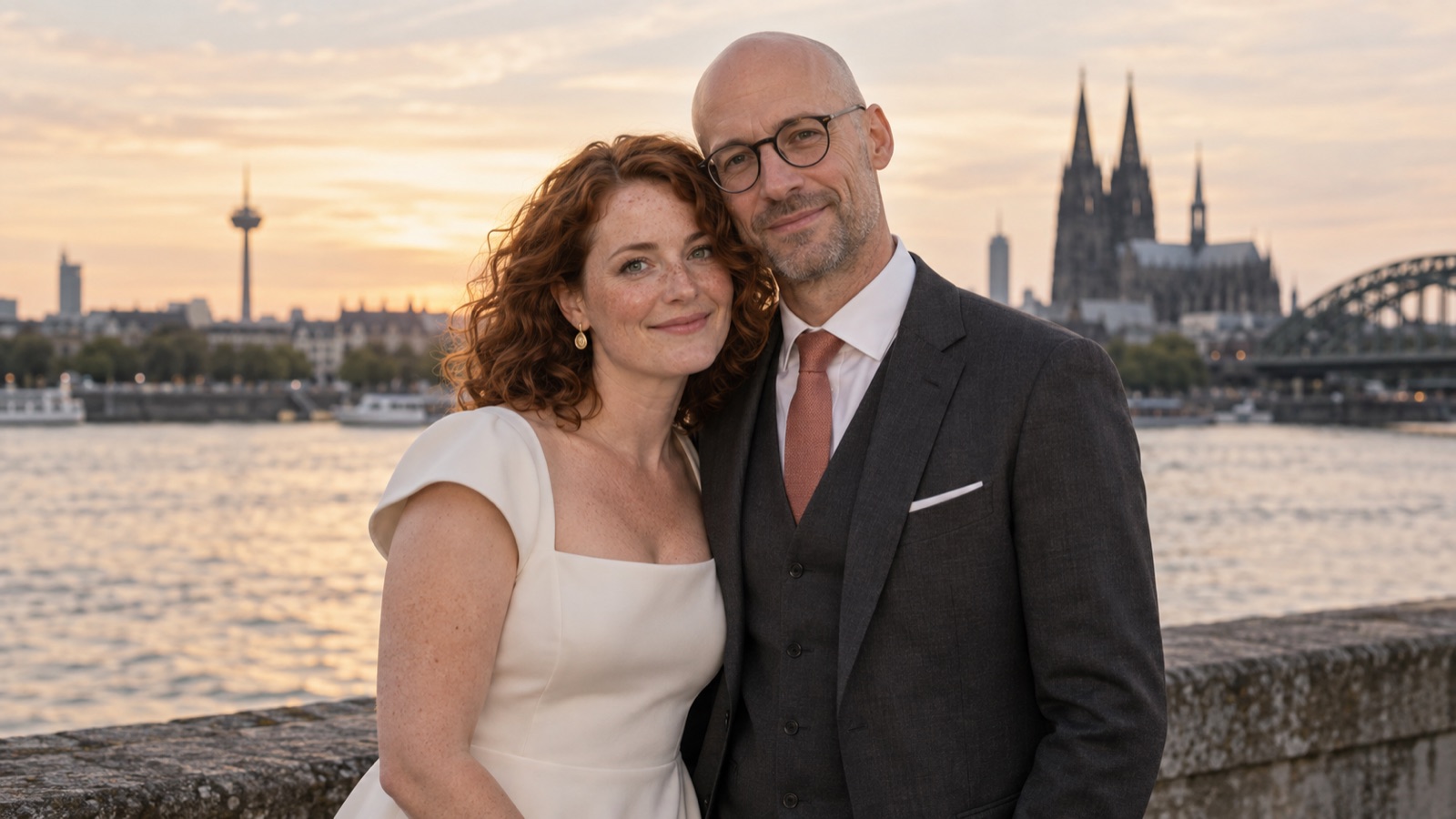 Brautpaar beim Portrait in Köln