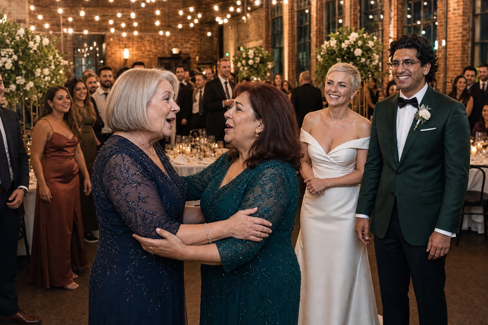 Familienmoment bei einer türkisch-bosnischen Hochzeit in NRW